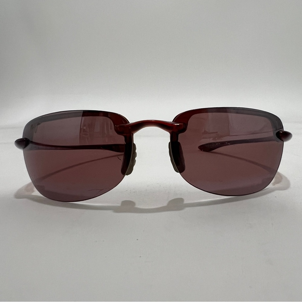 Maui Jim Sandy Beach mj408-10 Rimless Polarized Sunglasses 56mm Rose